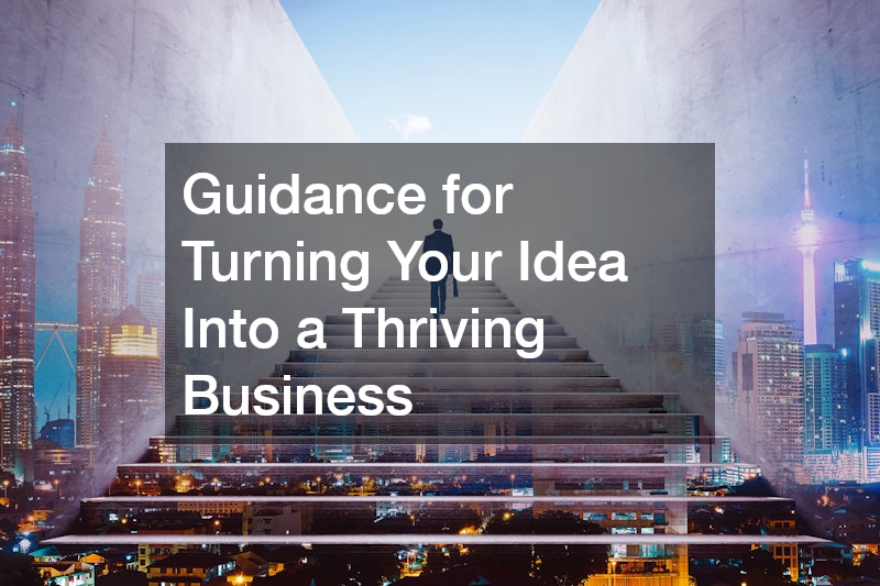 Guidance for Turning Your Idea Into a Thriving Business