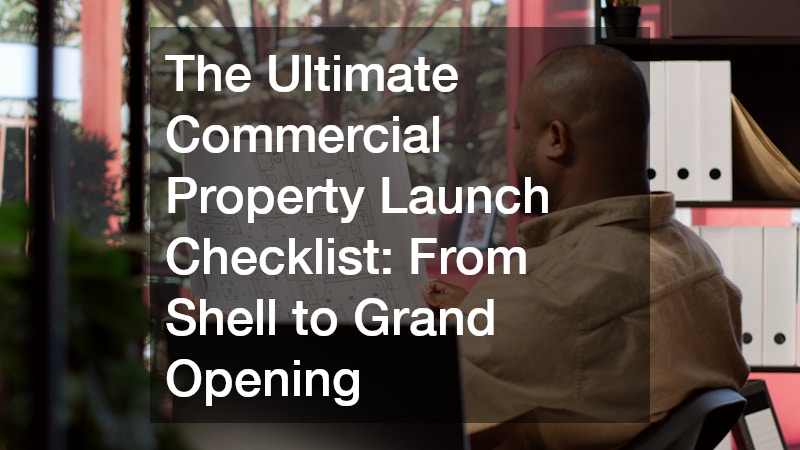 The Ultimate Commercial Property Launch Checklist  From Shell to Grand Opening